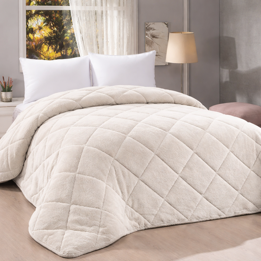 Luxury Sherpa Comforter – Ultra Soft Plush Winter Quilt 220x240 cm
