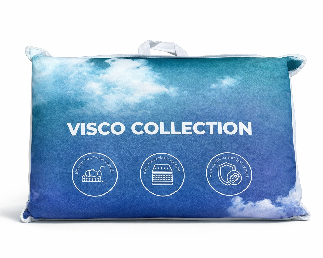 Orthopedic Memory Foam Pillow Visco Neck Support Anti-Allergic Sleeping Pillow