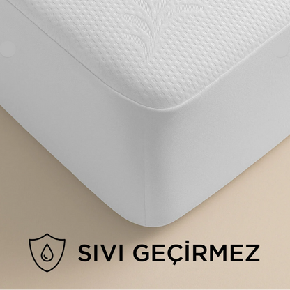 Waterproof Mattress Protector Fitted Mattress Cover Ultra Soft Silent PU Base Single & Double Size