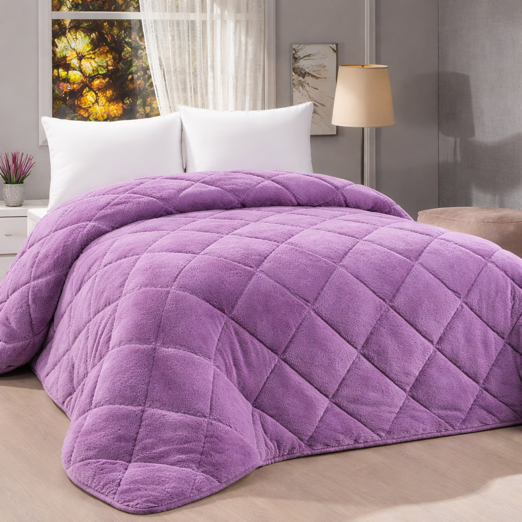 Luxury Sherpa Comforter – Ultra Soft Plush Winter Quilt 220x240 cm