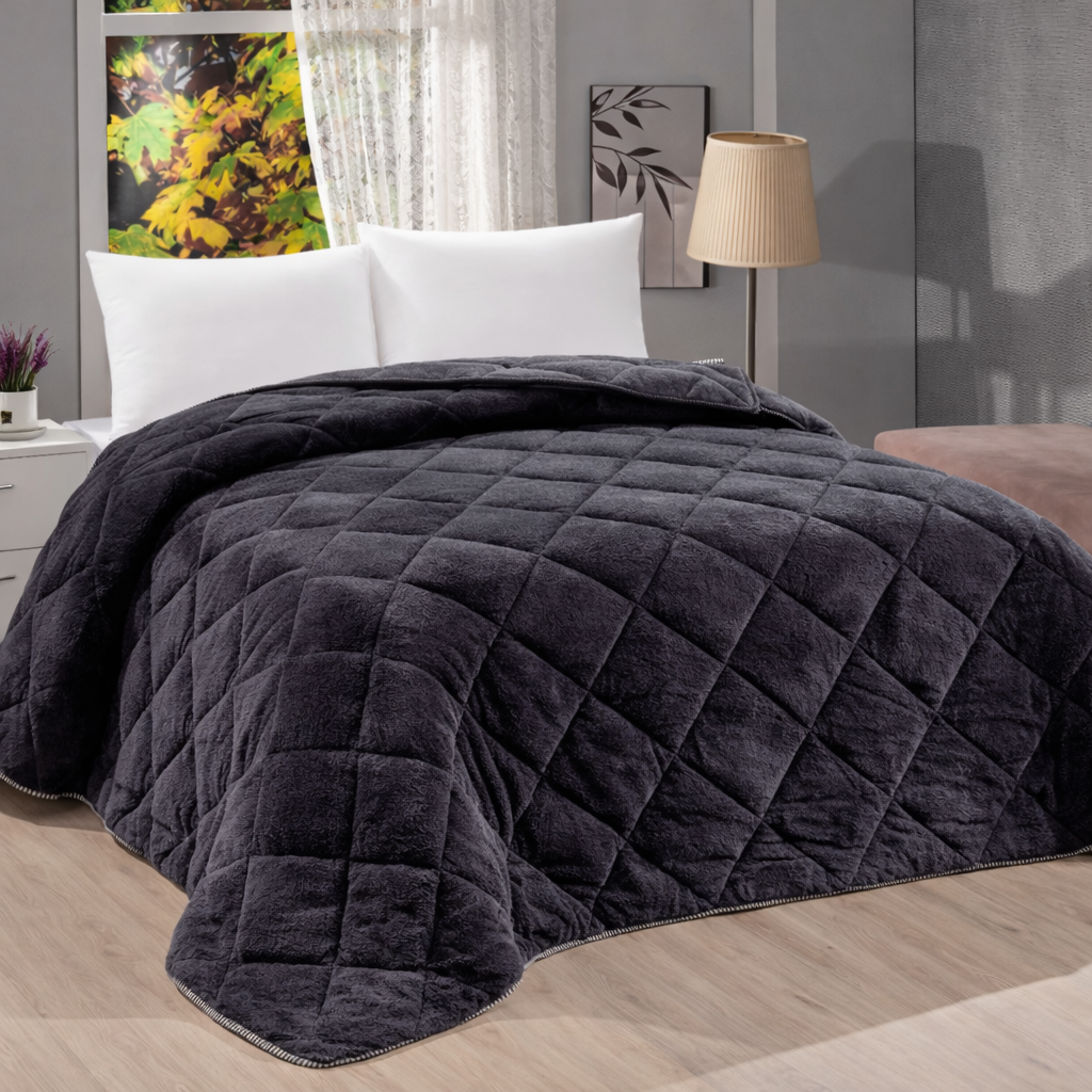 Luxury Sherpa Comforter – Ultra Soft Plush Winter Quilt 220x240 cm