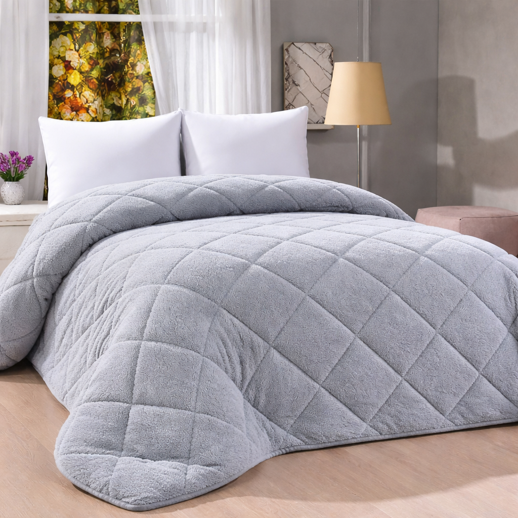 Luxury Sherpa Comforter – Ultra Soft Plush Winter Quilt 220x240 cm