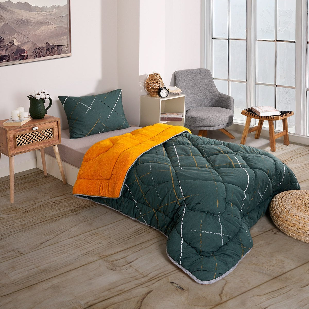 Kids Comforter Set – Soft Quilt with Pillow Cover