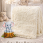 Luxury Emboss Baby Blanket – Soft Cozy Nursery Blanket 100x120 cm