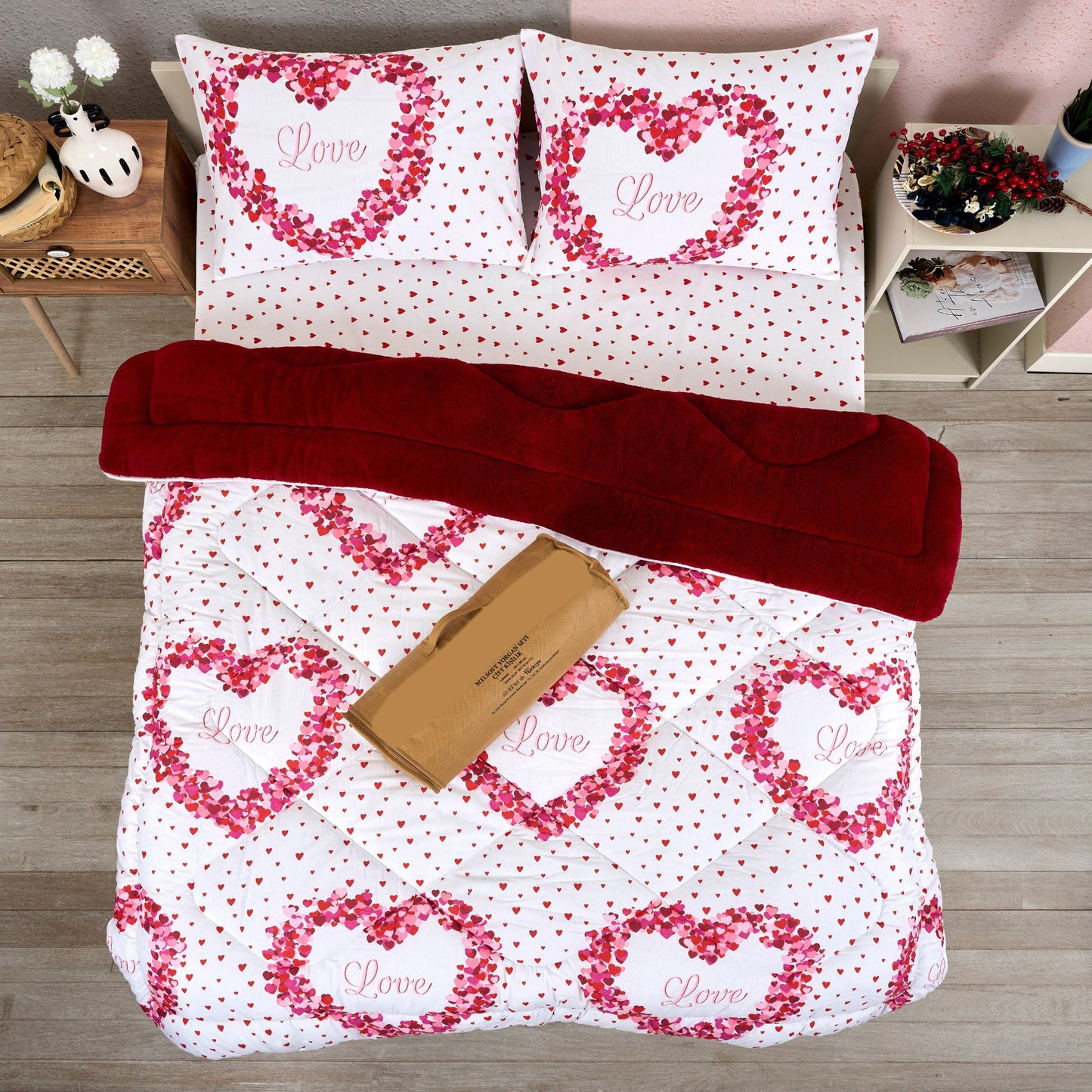 Premium Reversible Sleep Set – Ultra Soft 4 Seasons Comforter