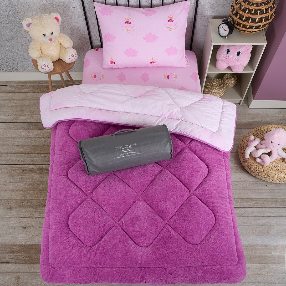 Kids Comforter Set – Soft Quilt with Pillow Cover