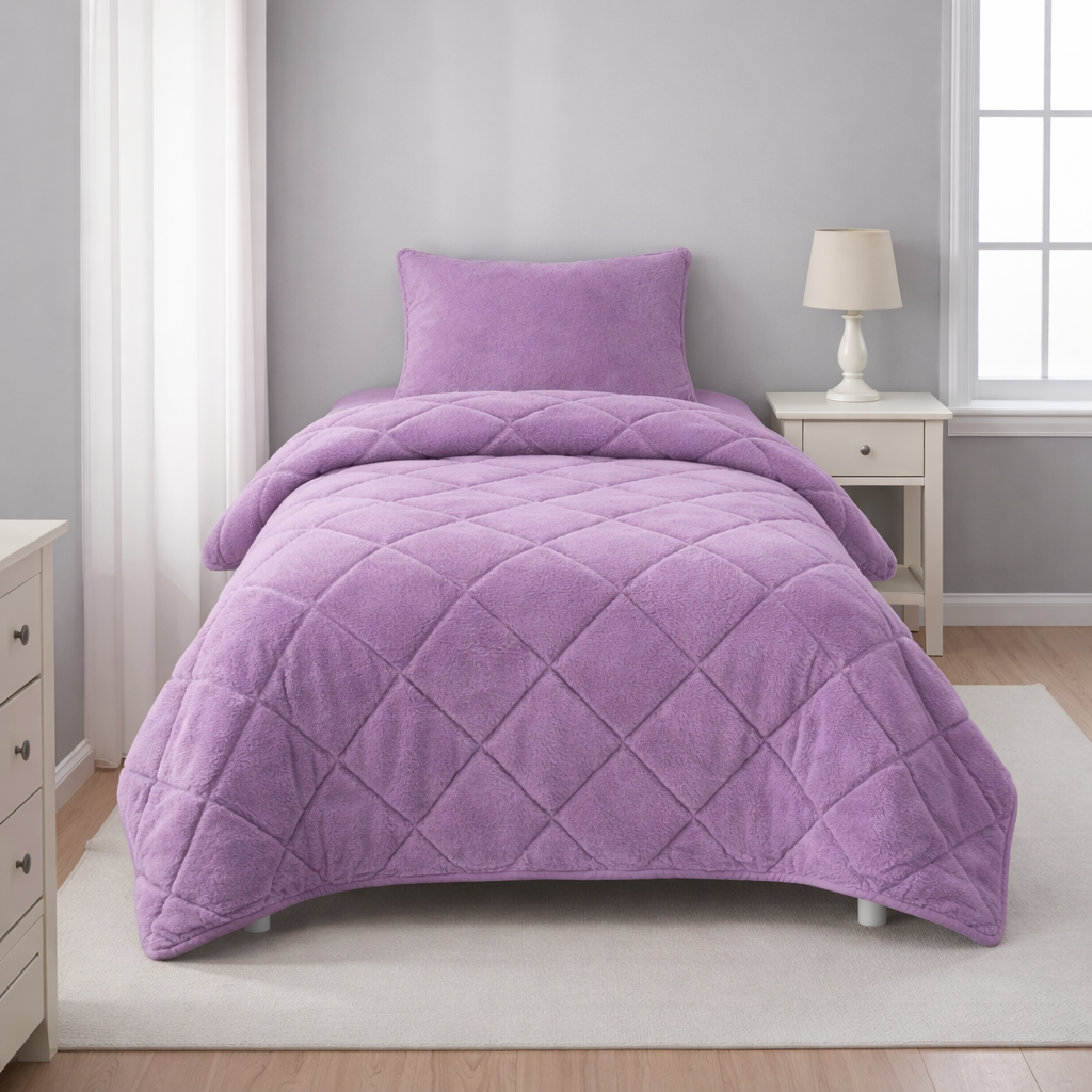 Welsoft Plush Twin Comforter – Cozy Winter Blanket 150x220 cm