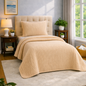 Luxury Single Blanket Set – 150x220 cm Soft Textured Blanket with Pillow Cover
