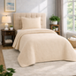 Luxury Single Blanket Set – 150x220 cm Soft Textured Blanket with Pillow Cover