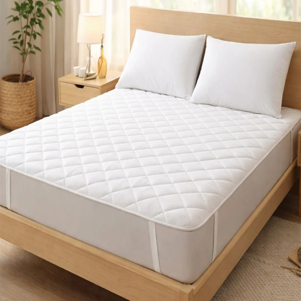 Ultra Soft Waterproof Mattress Protector – Quilted Fitted Bed Cover